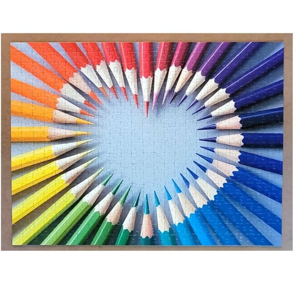 LOVE TO COLOR by Ravensburger JIGSAW PUZZLE 500 pieces - Picture 2 of 9